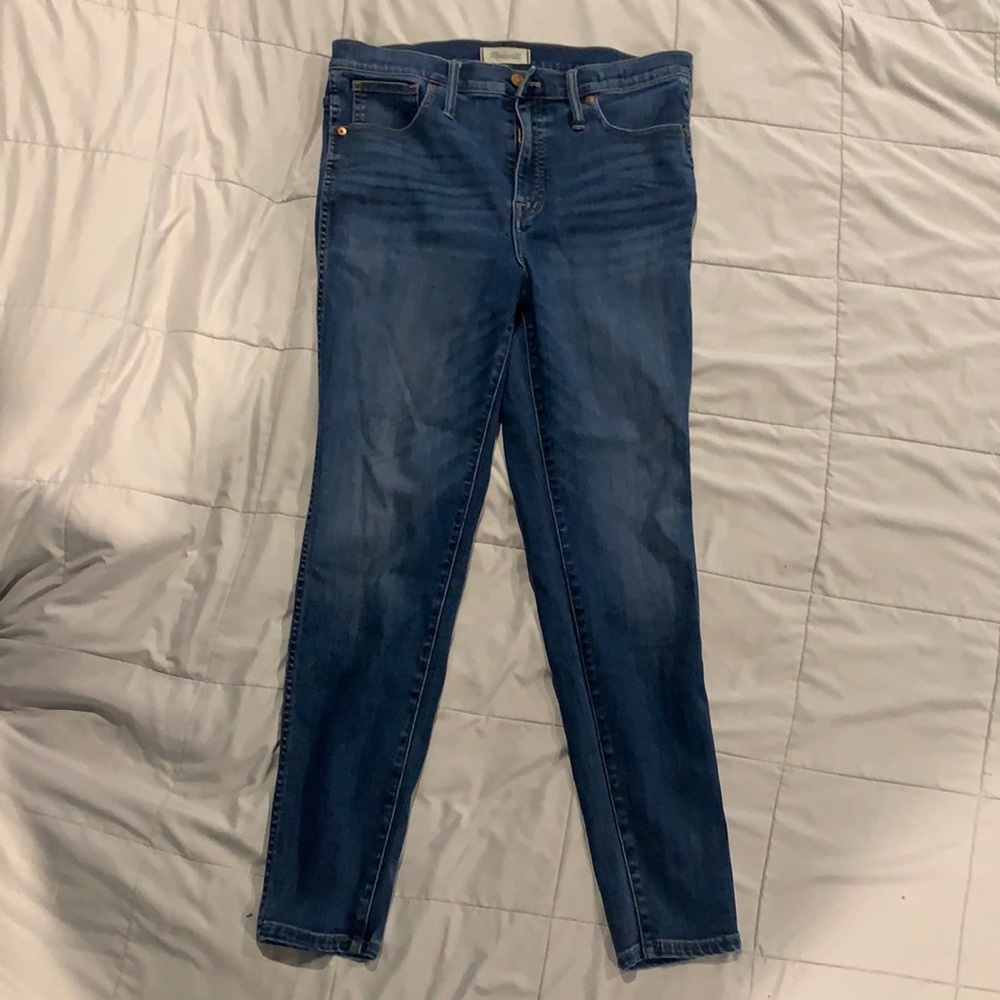 Madewell size 31 10” high-rise skinny jeans